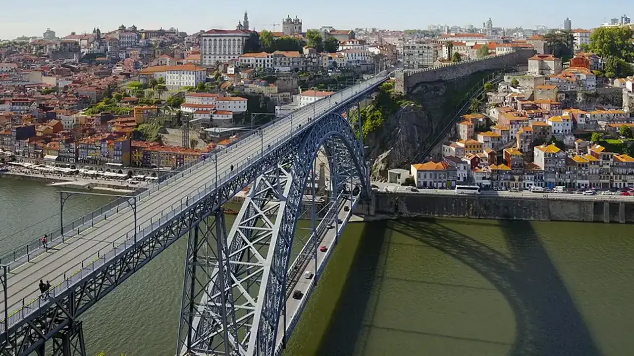 Porto, Portugal and the Dom Luís I Bridge